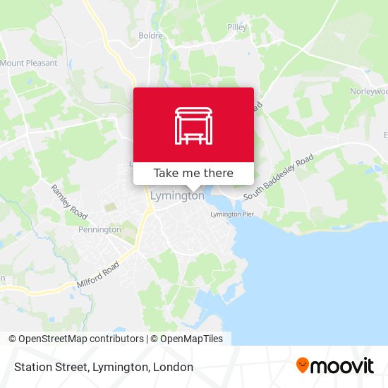 Station Street, Lymington map
