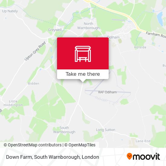 Down Farm, South Warnborough map