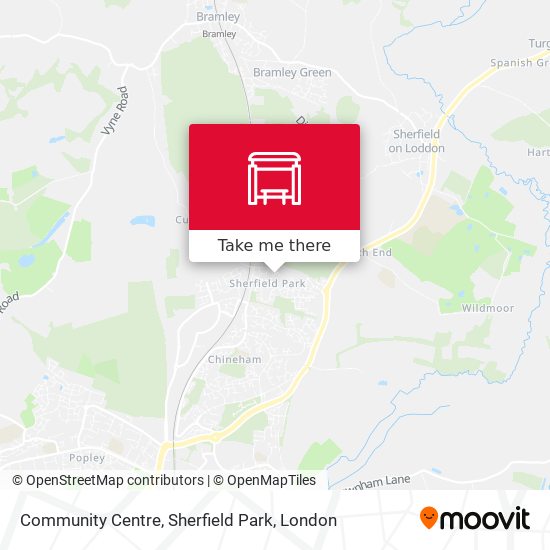 Community Centre, Sherfield Park map
