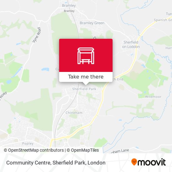 Community Centre, Sherfield Park map