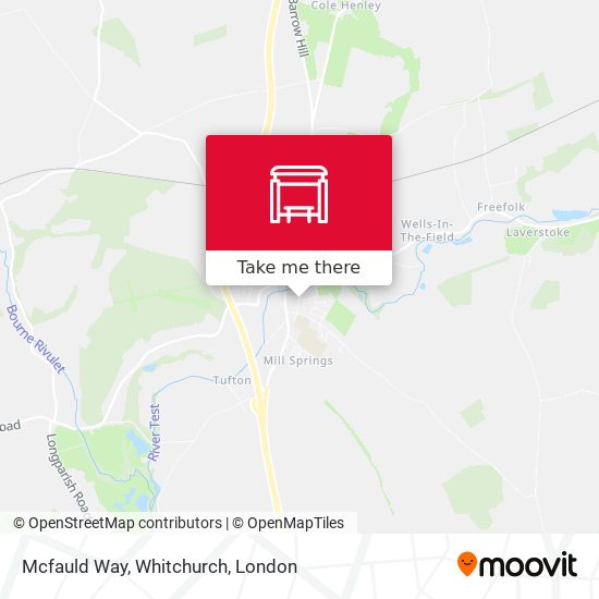 Mcfauld Way, Whitchurch map