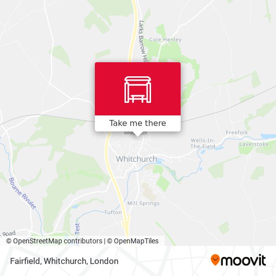 Fairfield, Whitchurch map