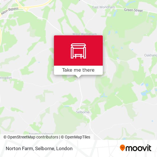 Norton Farm, Selborne map