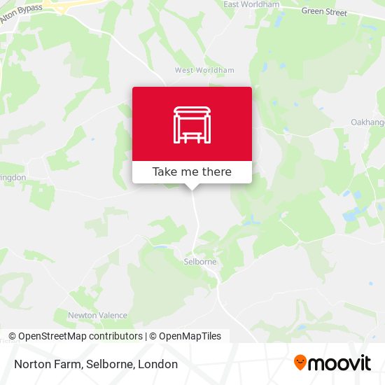 Norton Farm, Selborne map