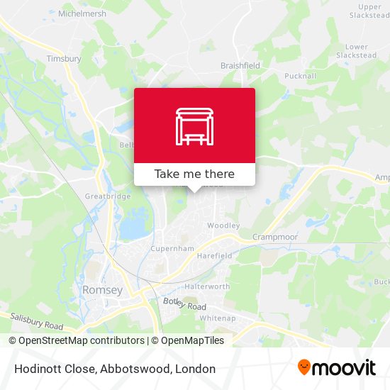 Hodinott Close, Abbotswood map