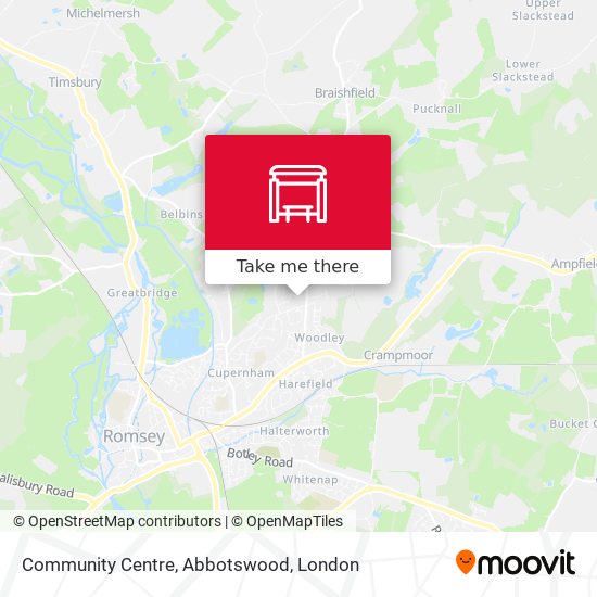 Community Centre, Abbotswood map