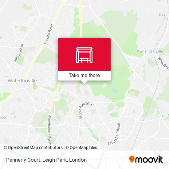 Pennerly Court, Leigh Park map