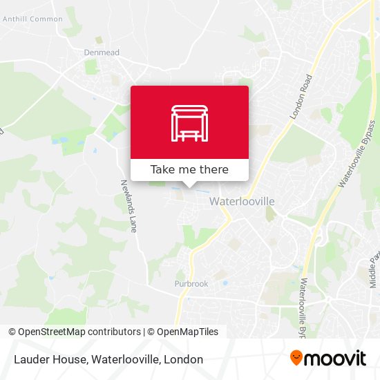 Lauder House, Waterlooville map