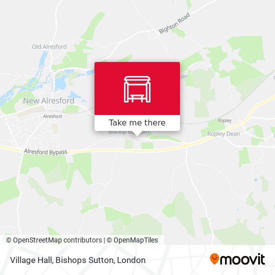 Village Hall, Bishops Sutton map