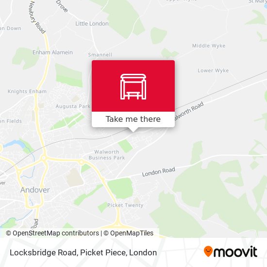 Locksbridge Road, Picket Piece map