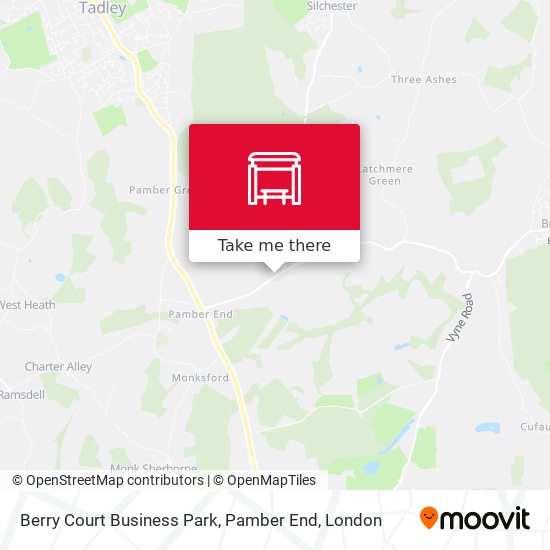 Berry Court Business Park, Pamber End map