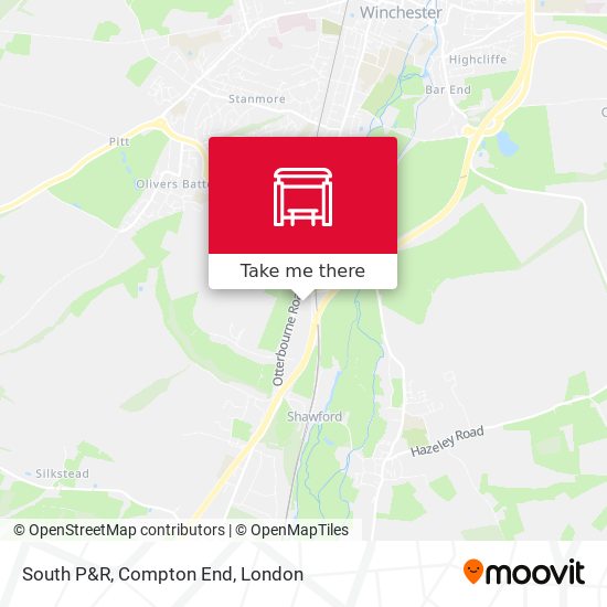 South P&R, Compton End map