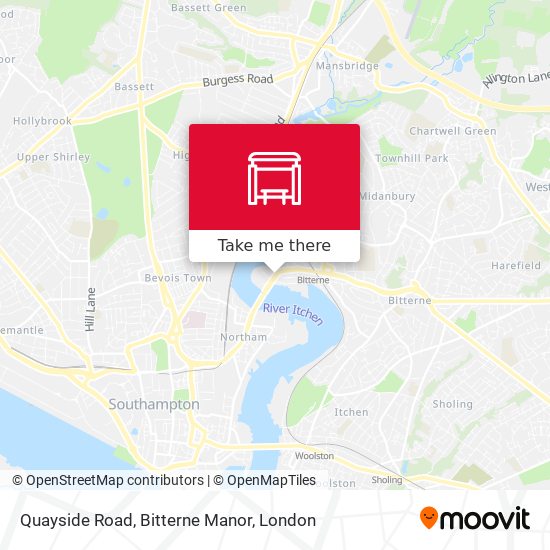 Quayside Road, Bitterne Manor map
