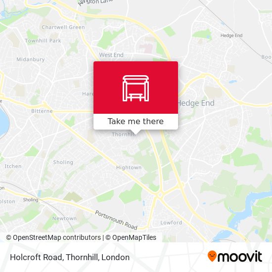 Holcroft Road, Thornhill map