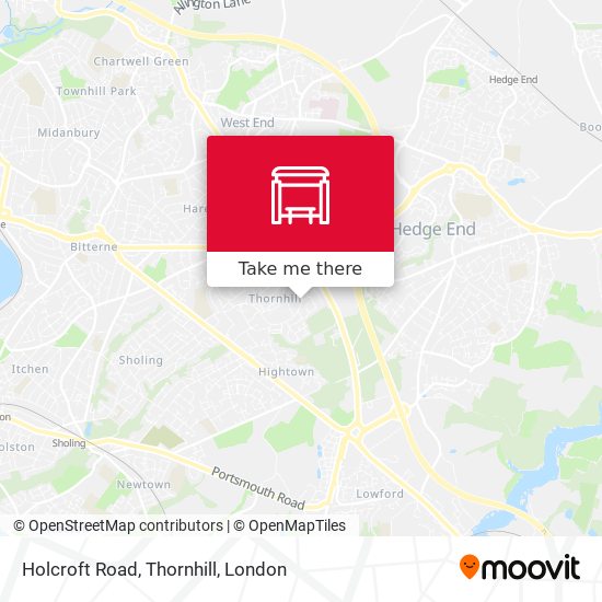 Holcroft Road, Thornhill map