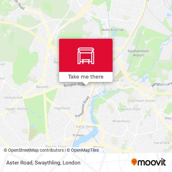Aster Road, Swaythling map