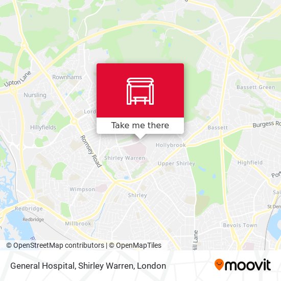 General Hospital, Shirley Warren map