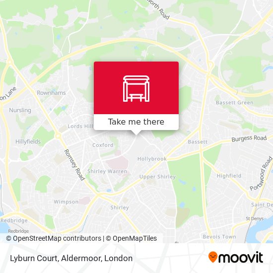 Lyburn Court, Aldermoor map