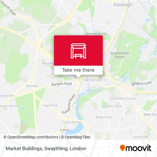 Market Buildings, Swaythling map