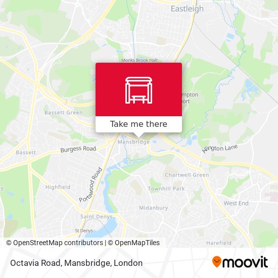 Octavia Road, Mansbridge map
