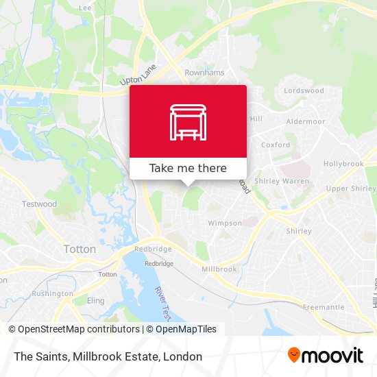 The Saints, Millbrook Estate map