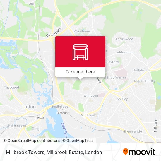 Millbrook Towers, Millbrook Estate map