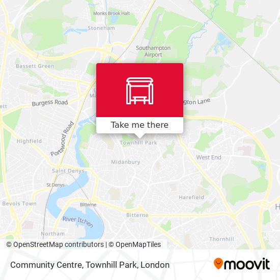 Community Centre, Townhill Park map