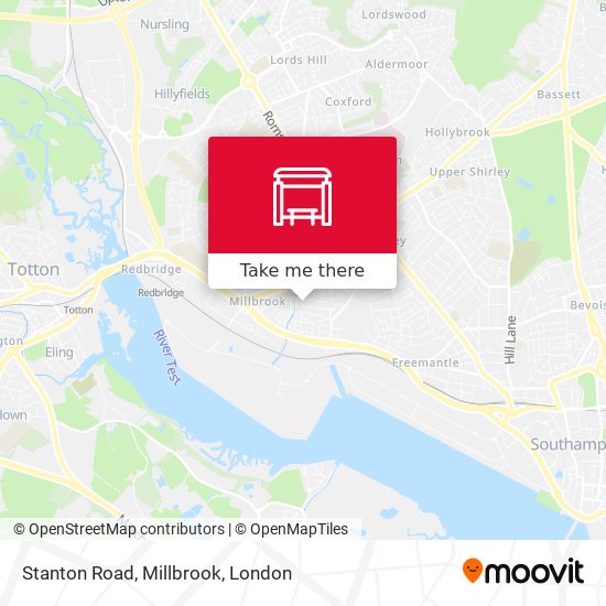 Stanton Road, Millbrook map