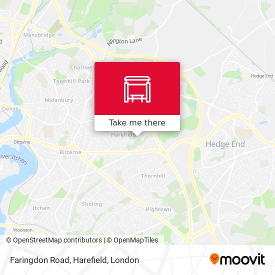 Faringdon Road, Harefield map