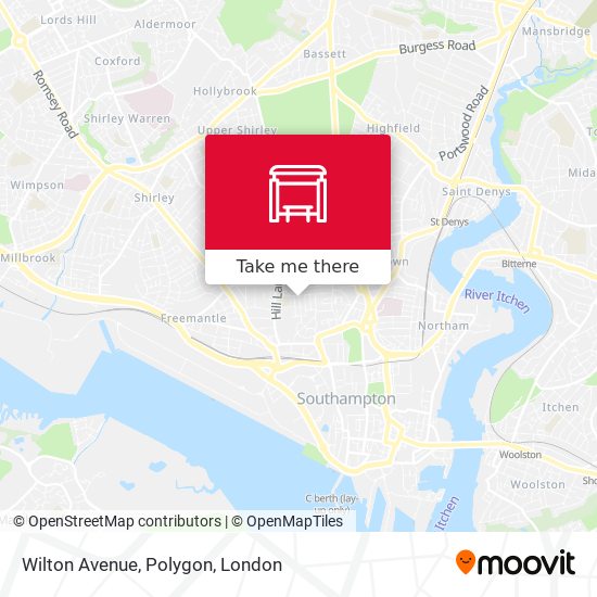Wilton Avenue, Polygon map