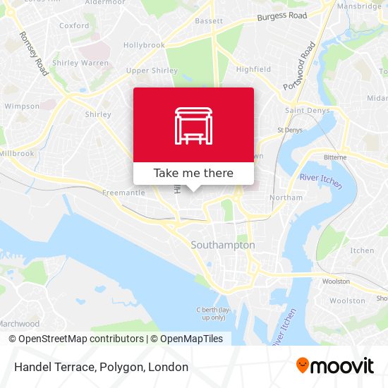 Handel Terrace, Polygon map