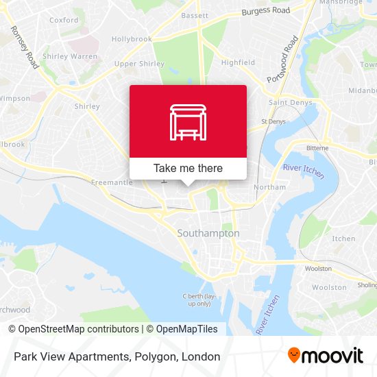Park View Apartments, Polygon map