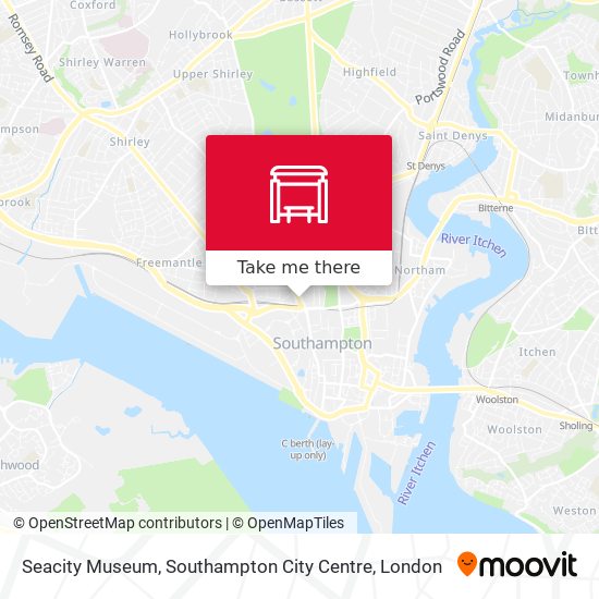 Seacity Museum, Southampton City Centre map