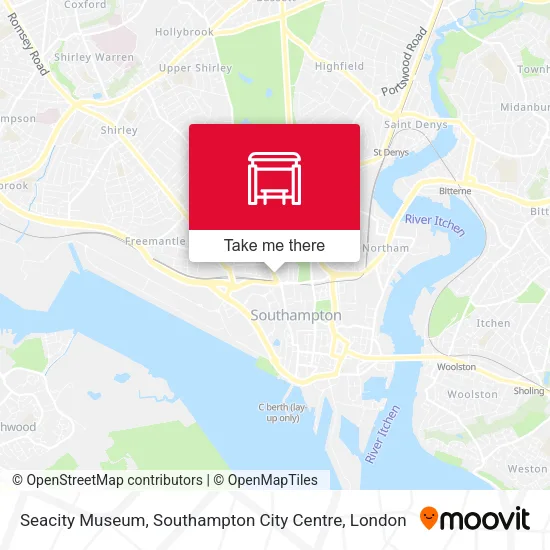 Seacity Museum, Southampton City Centre map
