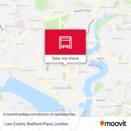Law Courts, Bedford Place map
