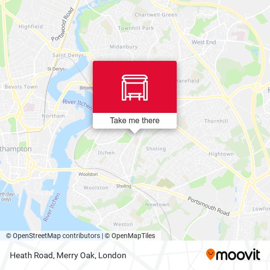 Heath Road, Merry Oak map