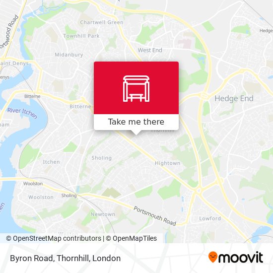 Byron Road, Thornhill map
