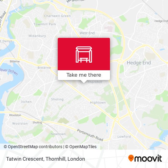 Tatwin Crescent, Thornhill map