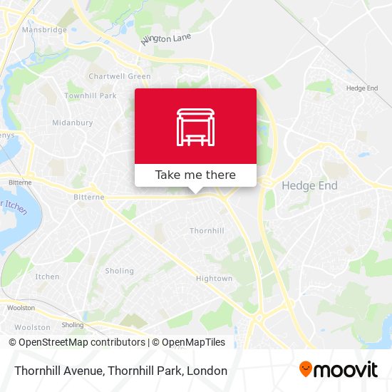 Thornhill Avenue, Thornhill Park map