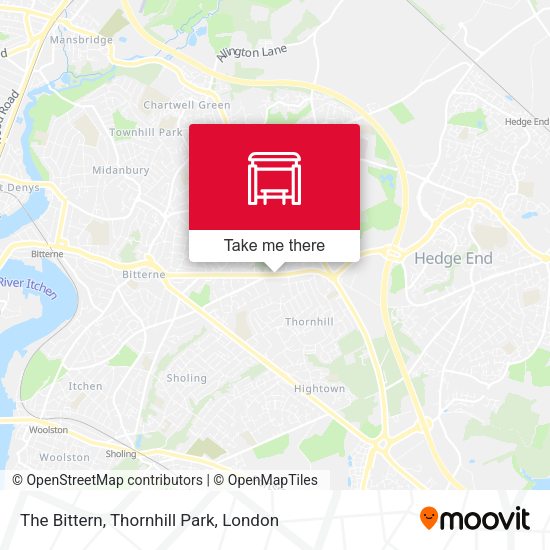 The Bittern, Thornhill Park map