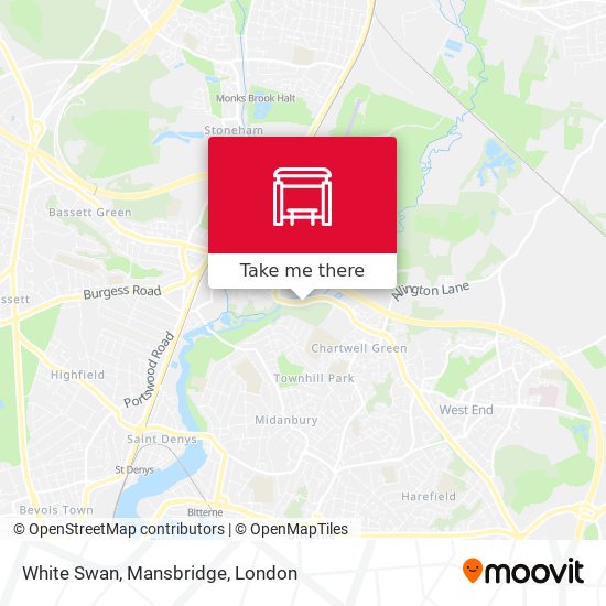 White Swan, Mansbridge map