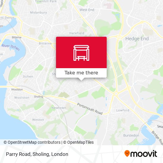 Parry Road, Sholing map