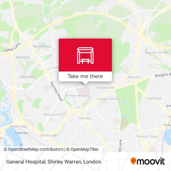 General Hospital, Shirley Warren map