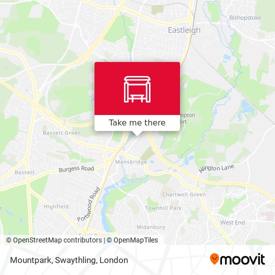 Mountpark, Swaythling map