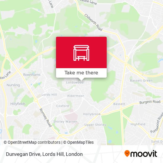 Dunvegan Drive, Lords Hill map