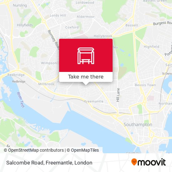 Salcombe Road, Freemantle map
