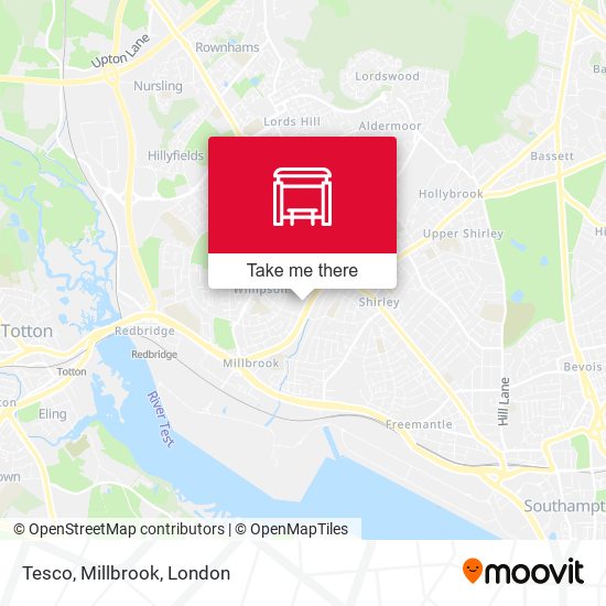 Tesco, Millbrook map