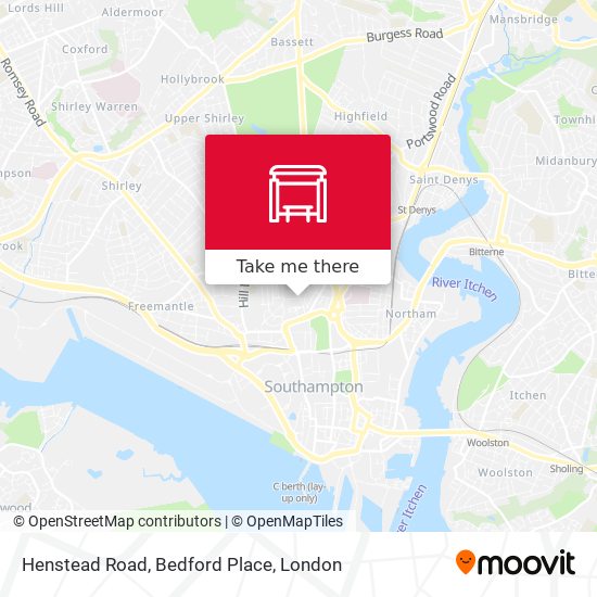 Henstead Road, Bedford Place map