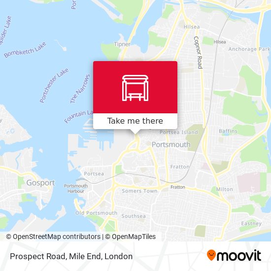Prospect Road, Mile End map