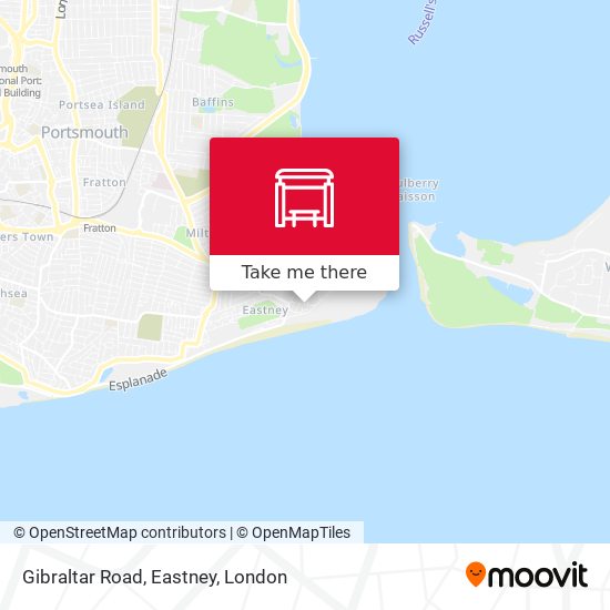 Gibraltar Road, Eastney map